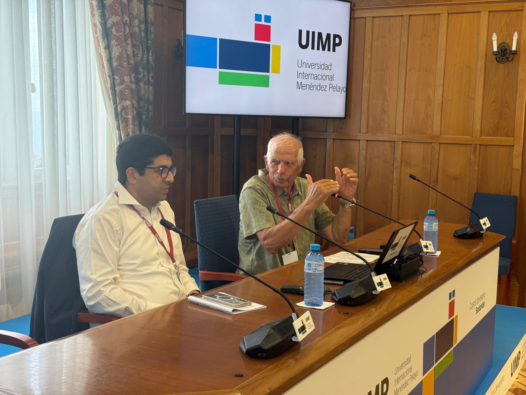 Professeur Abdelhak Azzouzi et Josep Borrell